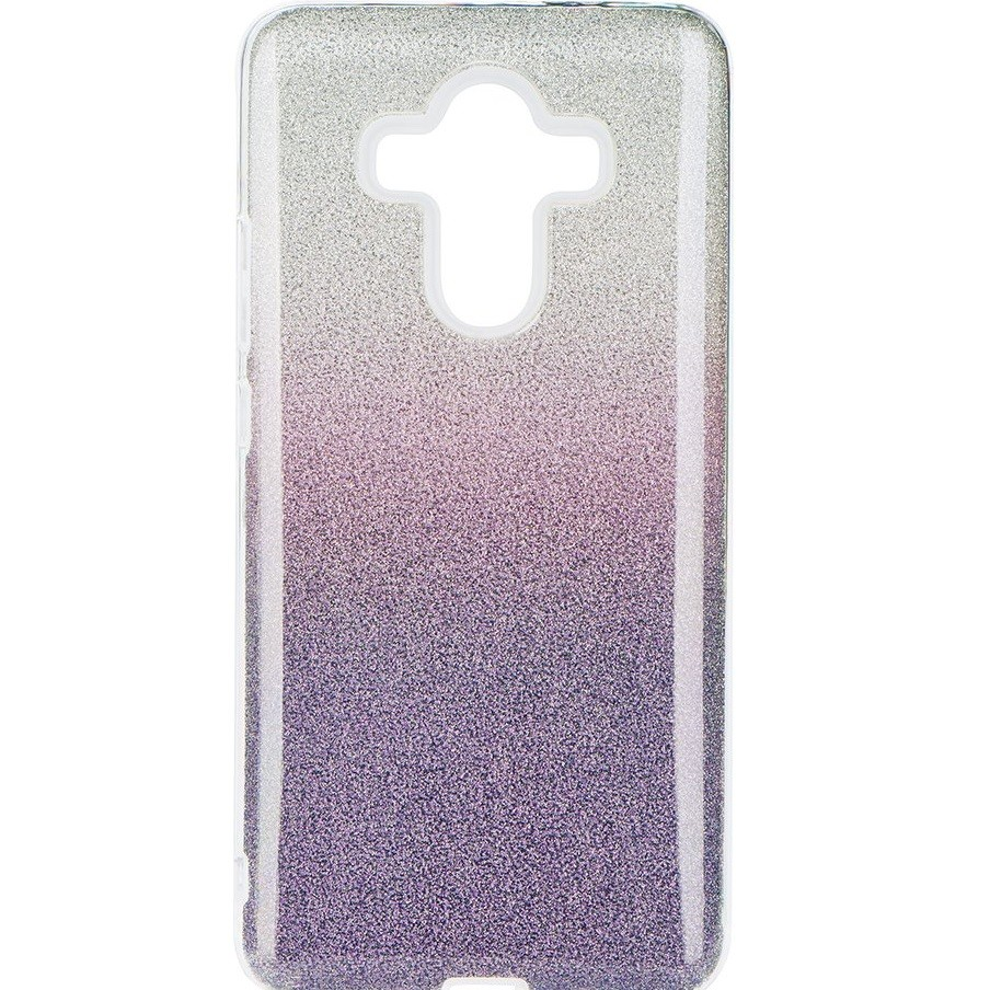 Samsung Galaxy A60 SM-A606F, Szilikon tok, csillogó, Forcell Shining, lila/ezüst (90197)