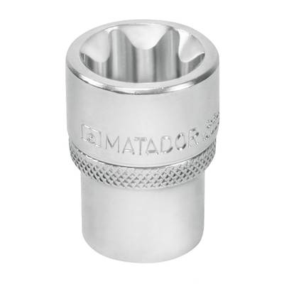 Matador Schraubwerkzeuge 40900160 Külső kerek hatlap (TX) Dugókulcs betét E 16 1/2 (12,5 mm) (40900160)