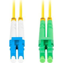 Оптичен мрежов кабел с дължина 2 m и LC/APC-LC/UPC конектори, Lanberg Z32317, SM, DUPLEX 3.0MM G657A1 LSZH, жълт