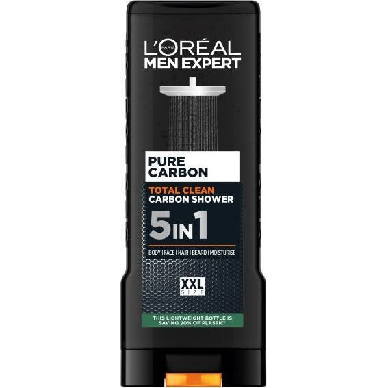 Men Expert Pure Carbon Total Clean żel pod prysznic 5w1 400ml
