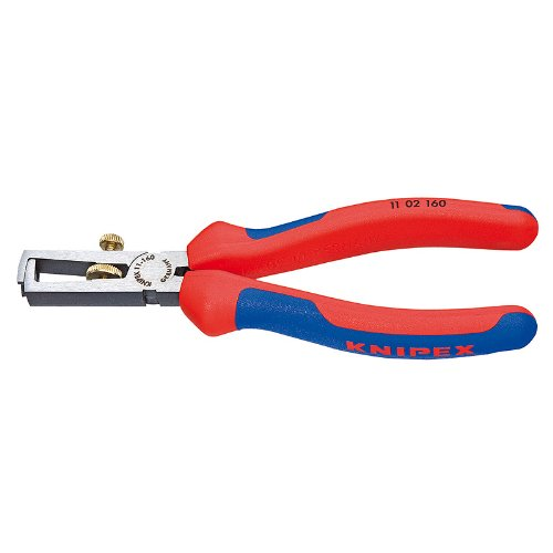 Kábelcsupaszoló fogó, Ø 5 mm/10 mm²/AWG 7, Knipex 11 02 160