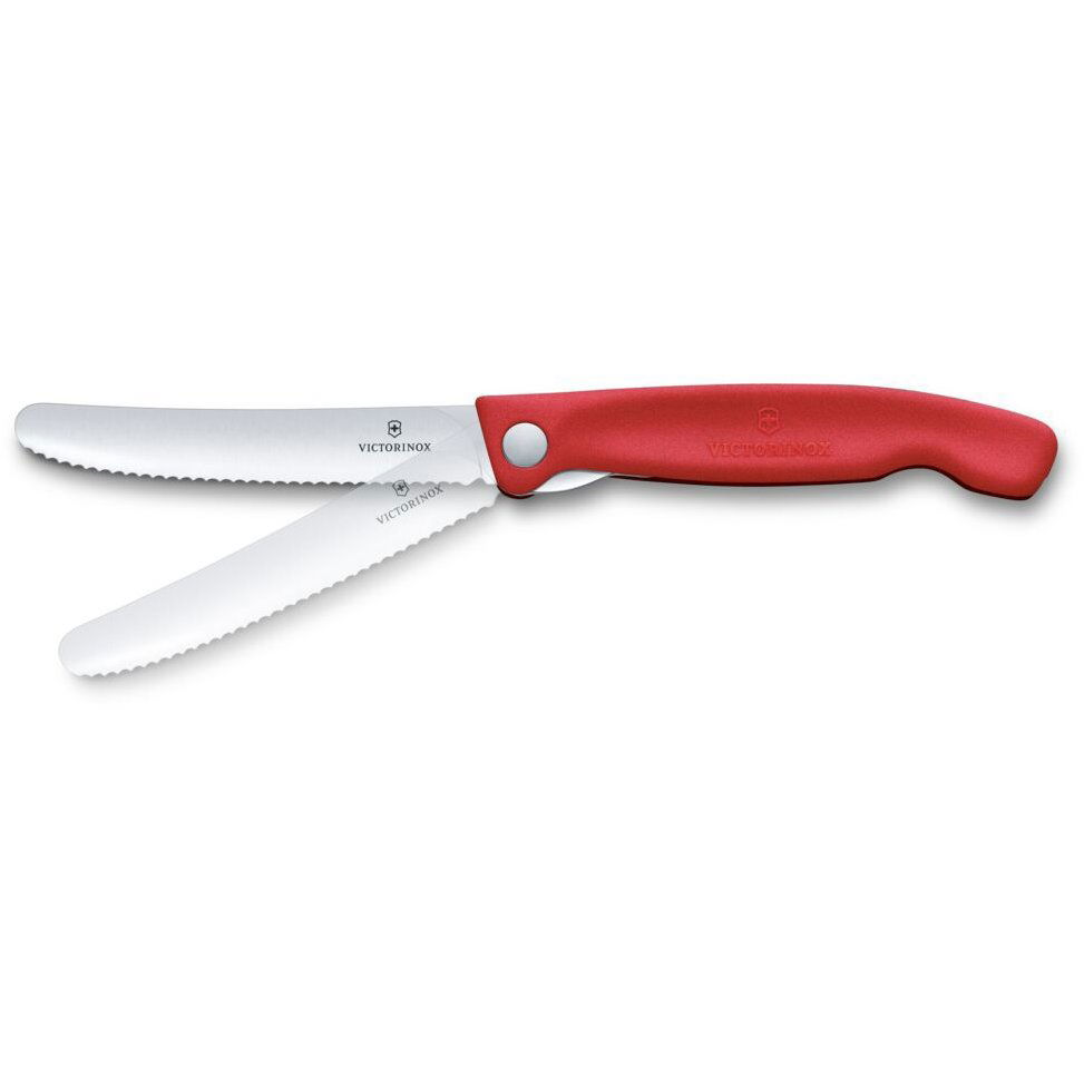 Victorinox összecsukható, Swiss Classic, hullámos penge, piros (6.7831.FC1)