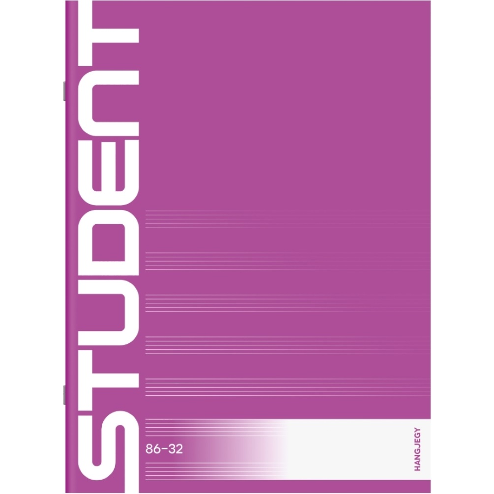 ICO Student 32 lapos A4 hangjegyfüzet - Lila (7500069003)