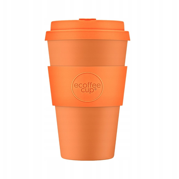 Kubek na wynos Ecoffee Cup Solid Colours Alhambra 400ml - Pomarańczowy
