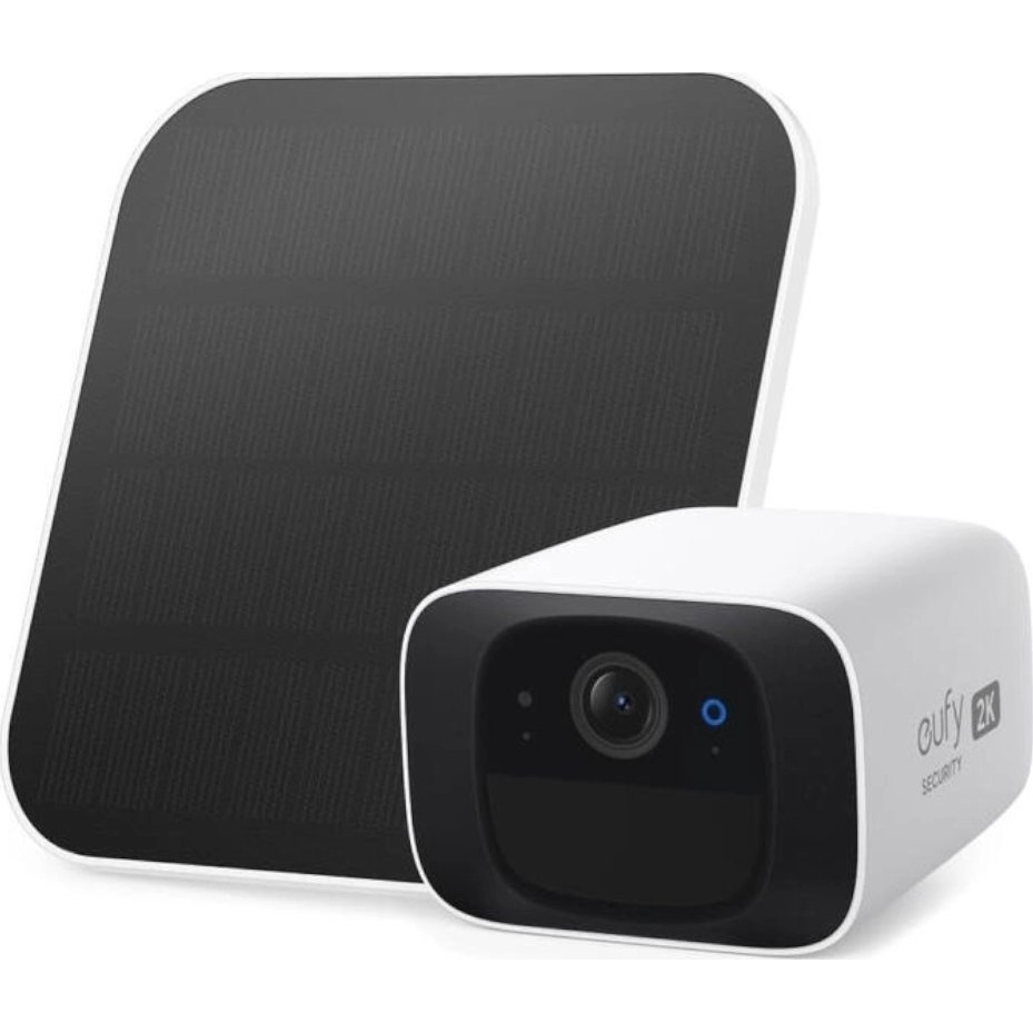 ANKER EUFY Kamera, SoloCam C210 + Solar panel, 2K, Akkumulátoros, AI Mozgás követő, WiFi-s, kültéri - E8B00324 (E8B00324)