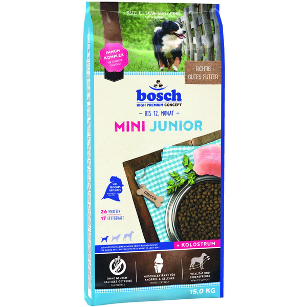 Bosch MINI JUNIOR 15 kg Kutyakölyök