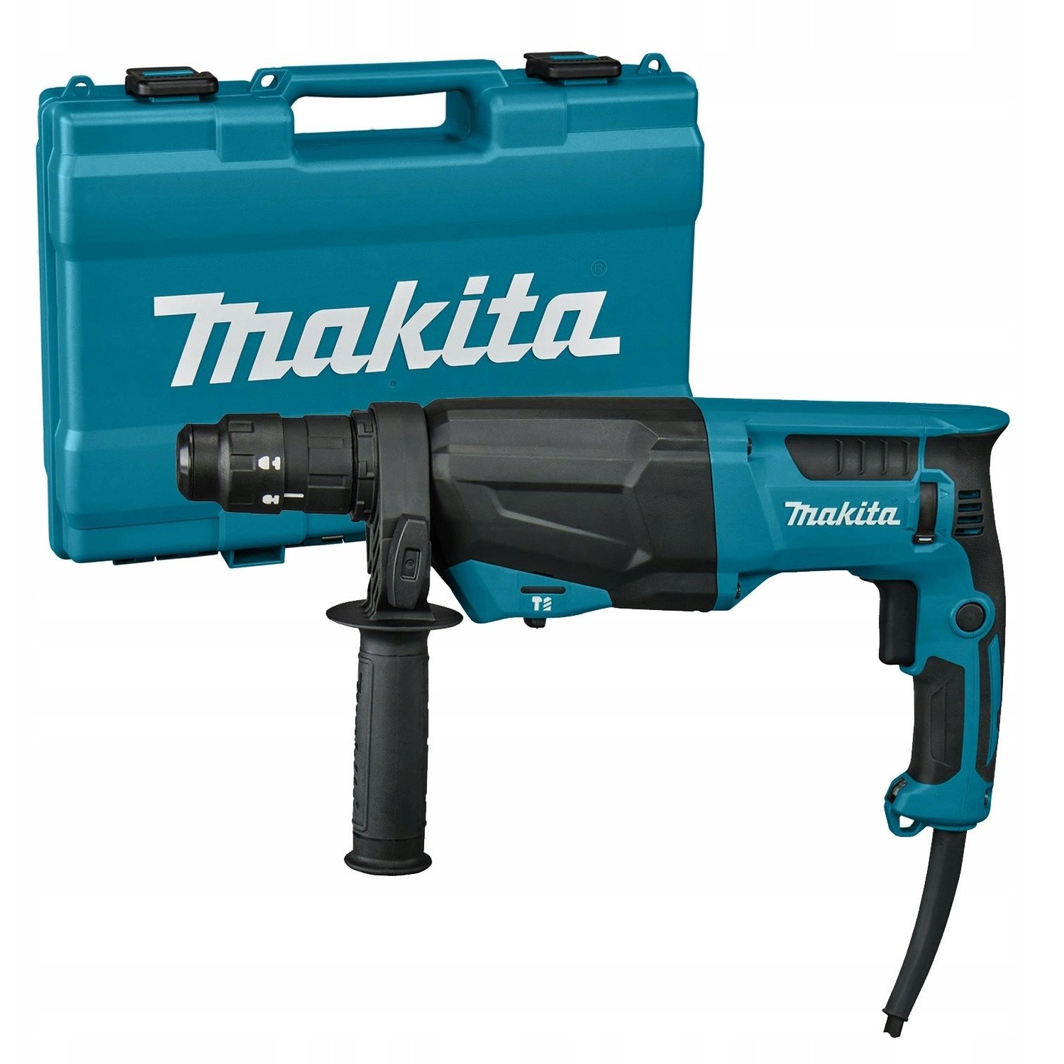 Makita HR2670FT Elektromos Ütvefúró 800W - Fekete / Kék (HR2670FT)