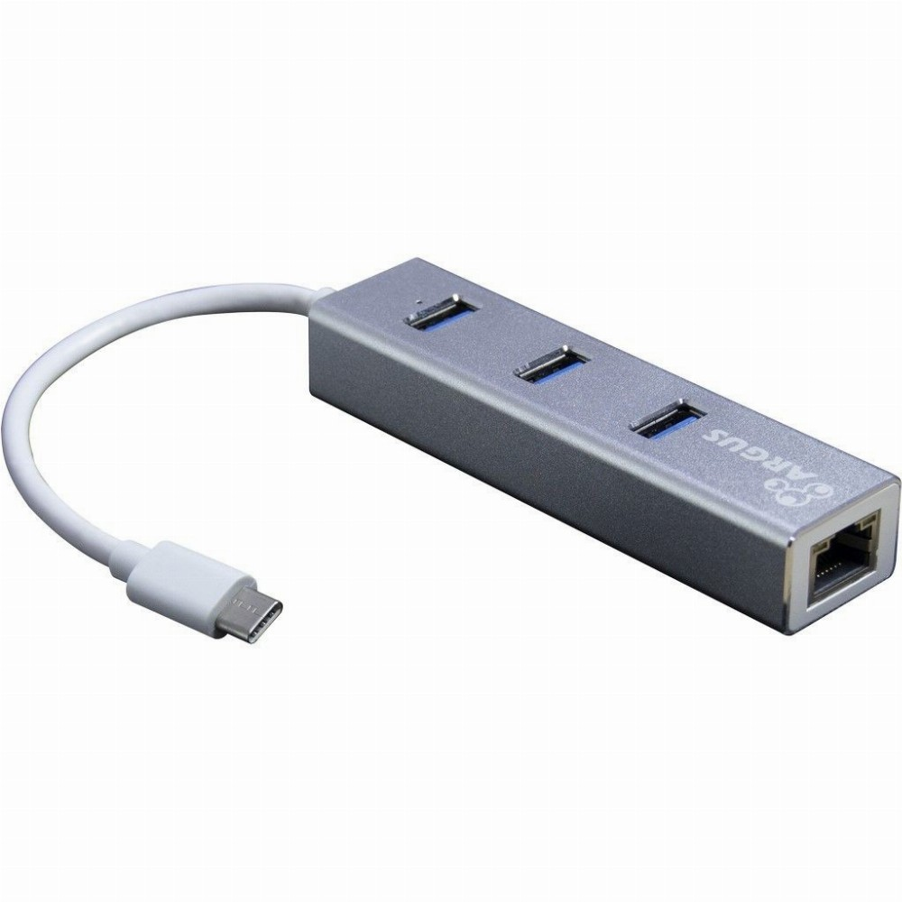 HUB 3Port Inter-Tech Argus IT-410-S 1x RJ45 Gigabit Lan passiv Silver (88885472) (88885472)