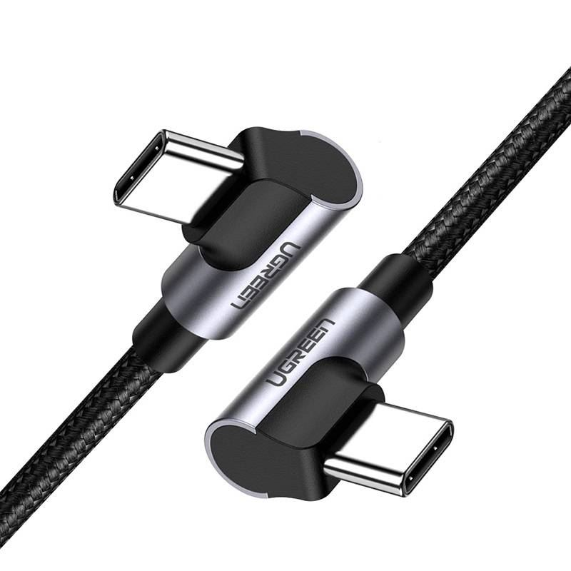 UGREEN US323 USB-C-USB-C kábel PD 3A 60W 1m fekete (70529) (UG70529)