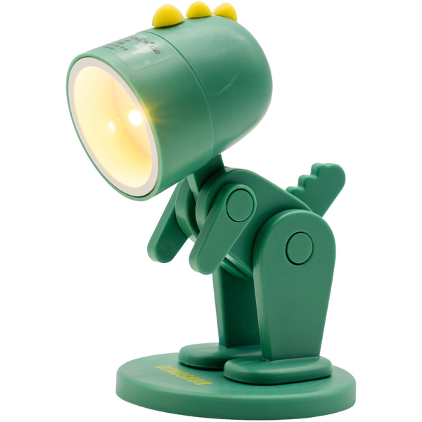 RealPower LED-Tier Taschenlampe Green Dino mit Sockel