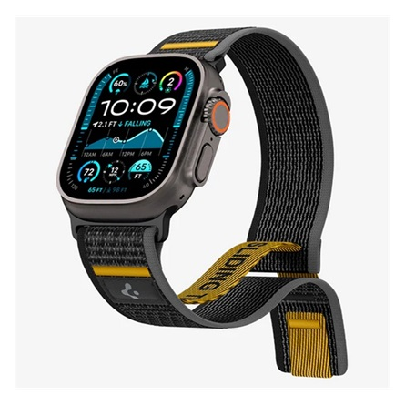 SPIGEN Athlex Air nylon pótszíj légáteresztő Apple Watch Series 1 42mm nagy fekete