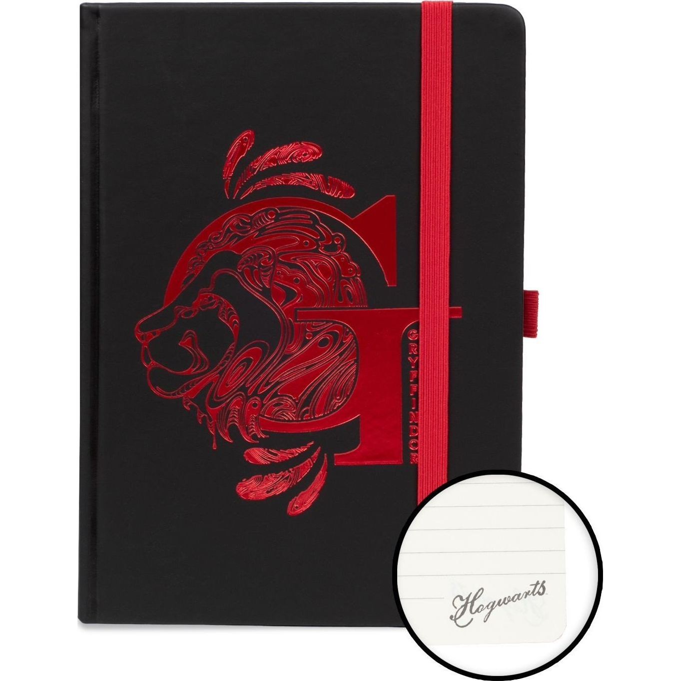 Pyramid, Harry Potter, Fekete-Piros, A5, Jegyzetfüzet (4733)