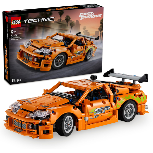 LEGO Technic Fast and Furious Toyota Supra MK4, Juego de construcción +9 años - 42204