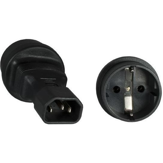 Microconnect PE14CEEAD adattatore per presa di corrente C14 Tipo F Nero