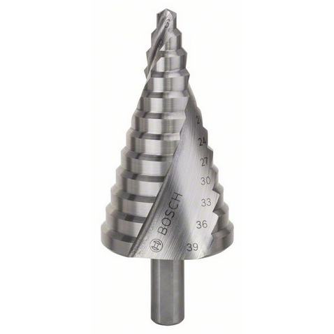 Bosch 2608597521 Lépcsős fúró HSS 6 – 39 mm, 10,0 mm, 93,5 mm (2608597521)