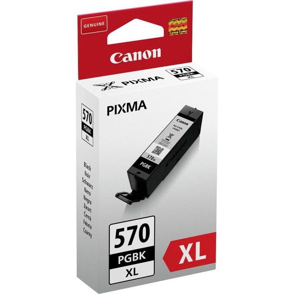 Canon PGI-570PGBK XL δοχείο μελάνης 1 τεμάχια Πρωτότυπο Υψηλή απόδοση (XL) Μαύρος (Μαύρο)