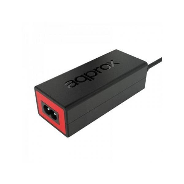 Approx Notebook adapter 45W, Asus laptopok számára, 19VDC 2.37A, Plug: 4x1.35mm, Fekete (APPA12) (APPA12)
