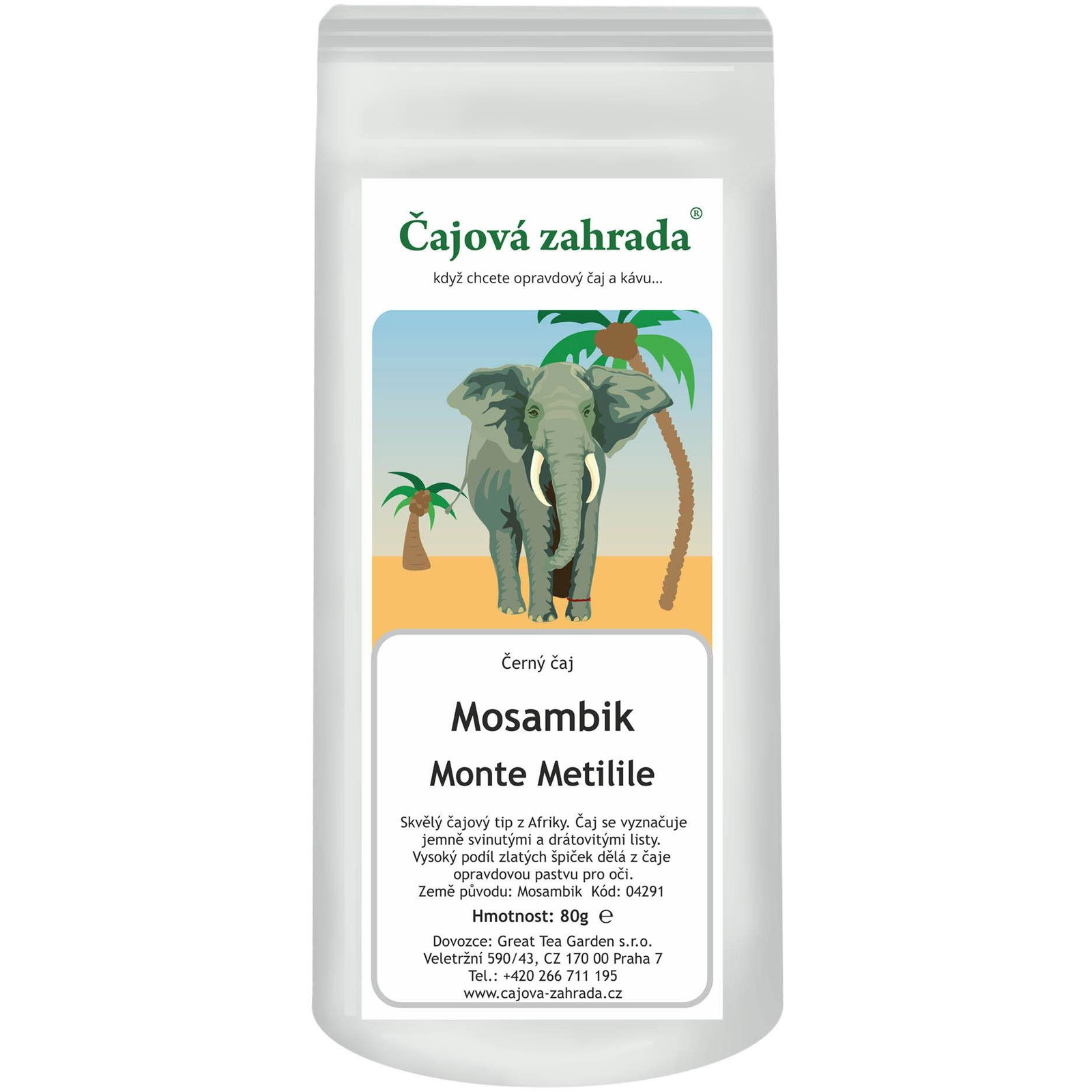 Tea Garden Mozambique OPI Monte Metilile - black tea, 500g (5291)