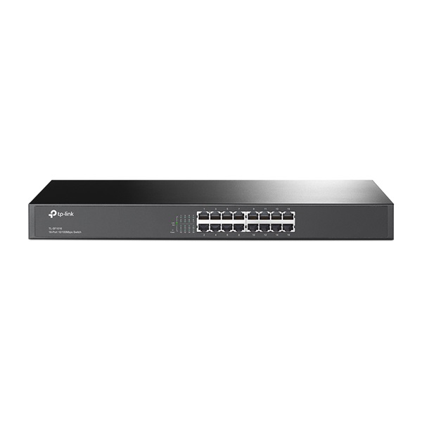 TP-Link TL-SF1016 Nespravované Fast Ethernet (10/100) 1U Čierna (TL-SF1016)