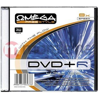 OMEGA-FREESTYLE CD lemez CD-R80 52x Slim tok (56664)