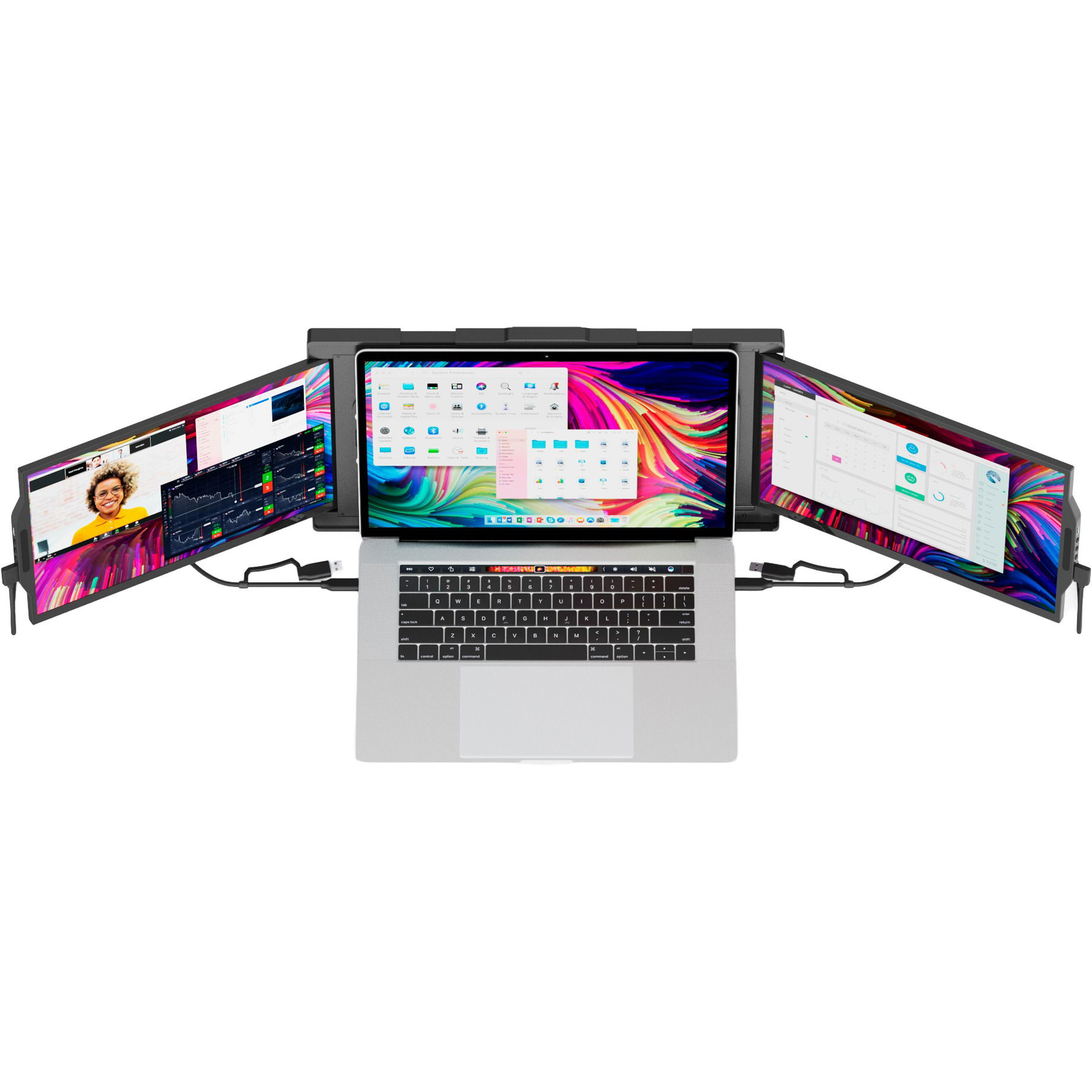 Mobile Pixels Trio Hordozható Hármas Monitor 13.3" FHD 1080P (101-1003P04)