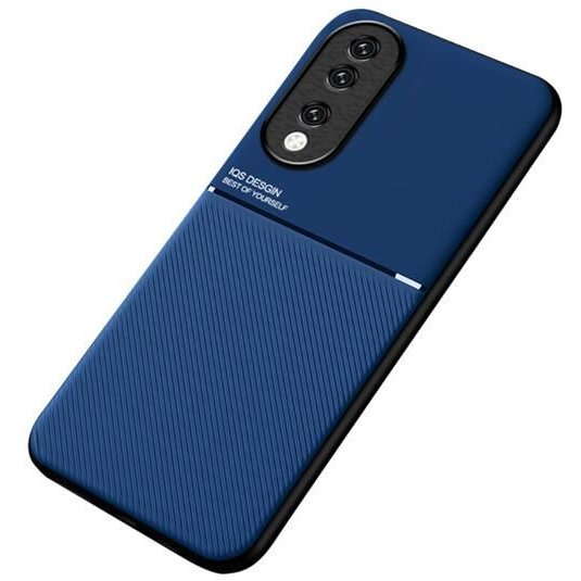 Gigapack Honor 90 5G mágneses, bőr hatású tok sötétkék (GP-146730) (GP-146730)