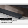 Soundbar Samsung HW-Q700C, 3.1.2, 320W, Bluetooth, Wi-Fi, Subwoofer Wireless, Dolby Atmos, Titan Black