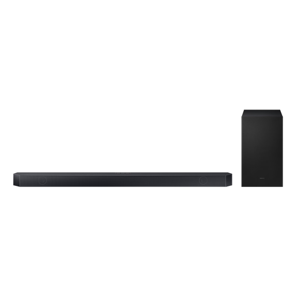 Soundbar Samsung HW-Q700C, 3.1.2, 320W, Bluetooth, Wi-Fi, Subwoofer Wireless, Dolby Atmos, Titan Black