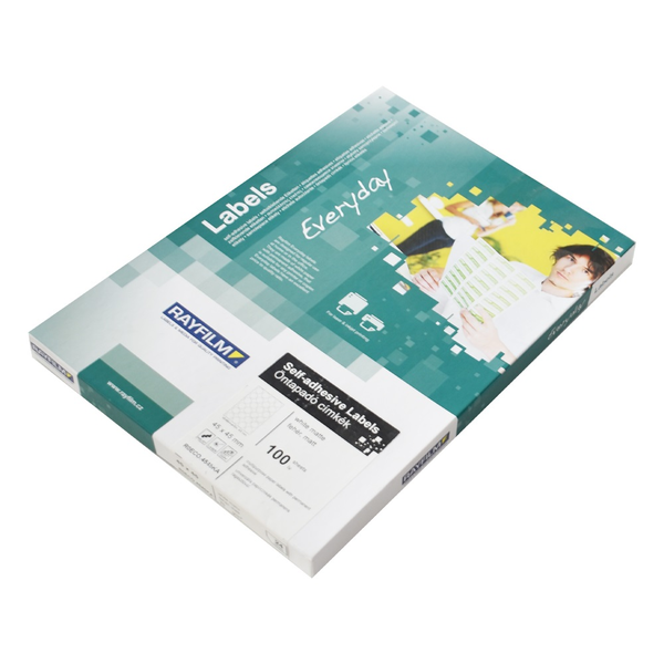 Bluering Etikett címke, 45mm, körcímke 100 lap 2400 db/doboz  fehér