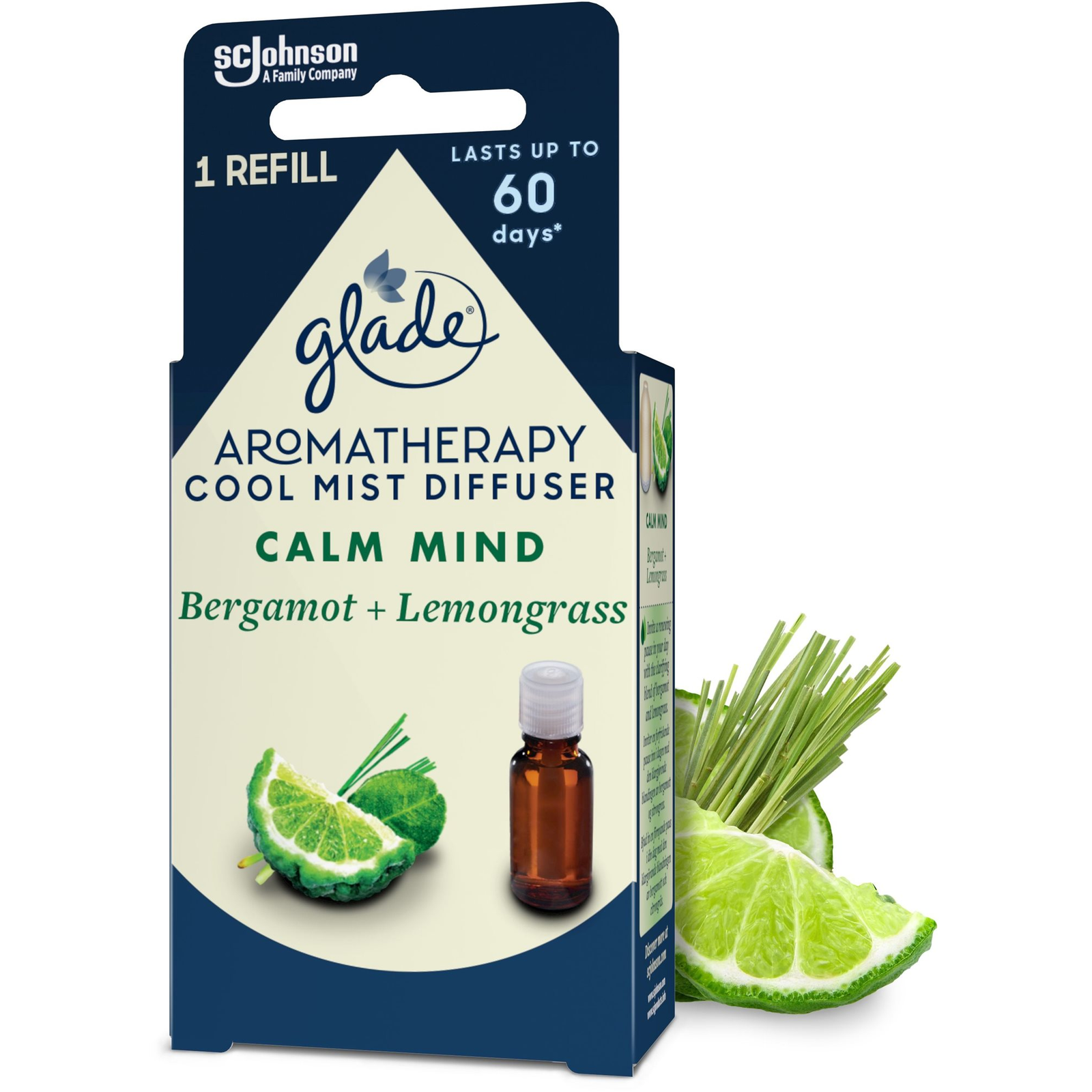 GLADE Aromatherapy Cool Mist Diffuser Calm Mind utántöltő 17,4 ml (5000204219777)