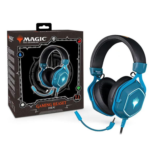 Konix Magic The Gathering Headset Ledningsført Spil USB Type-A Blå