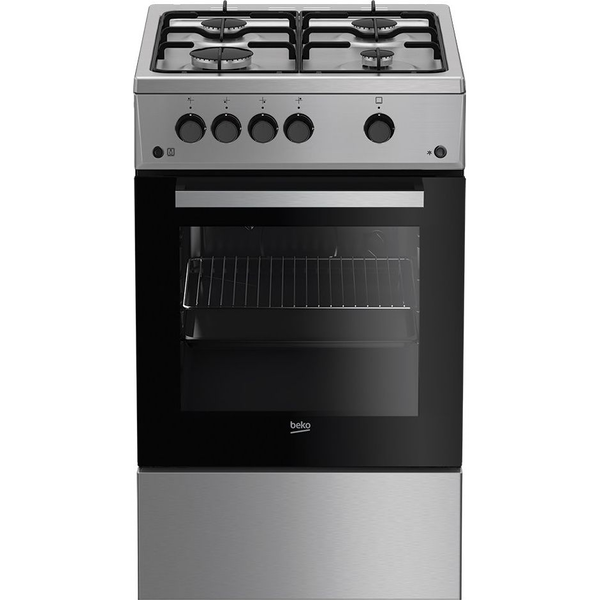 Beko FSG52020FX Szabadonálló tűzhely Gáz Rozsdamentes acél