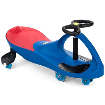Huangyan BoboCar gumikerékkel - kék-piros (LB3001-BR) (LB3001-BR)