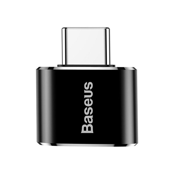 Адаптер OTG Baseus USB към USB Type-C CATOTG-01, Черен