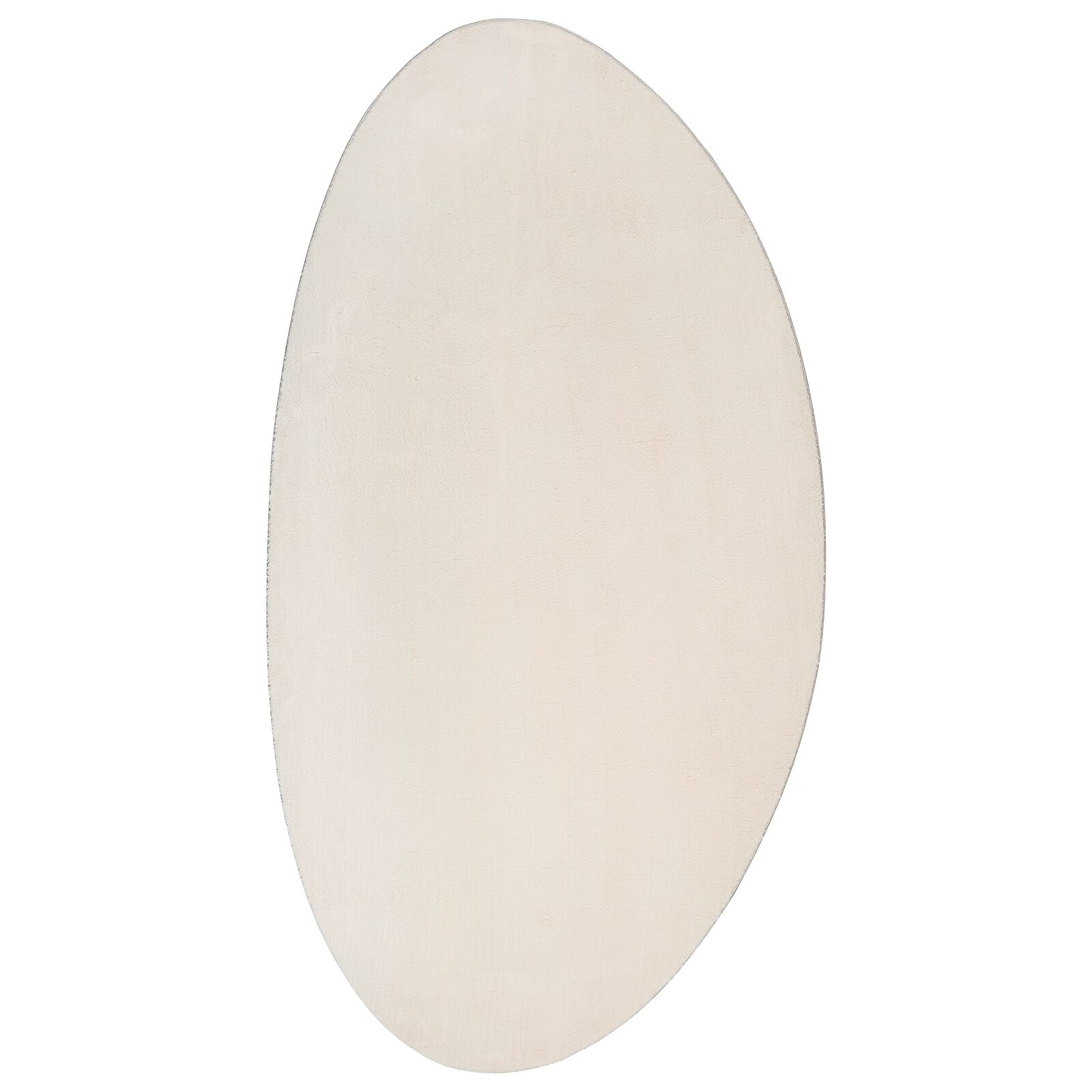 Szőnyegek Bézs Poliészter 100 x 200 cm Akcentus szőnyeg Ovális (4103664)