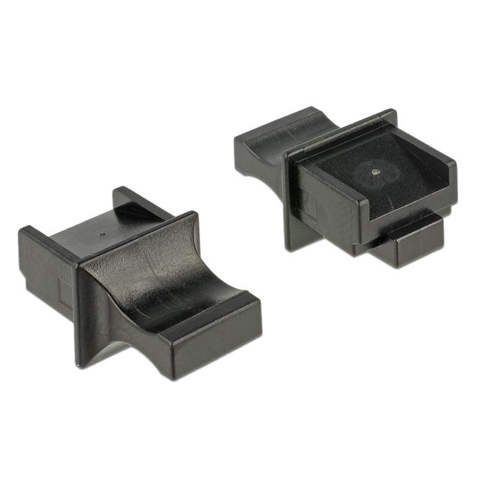 Delock porvédő RJ45 csatlakozóhoz 10 db fekete (64020) (delock64020)