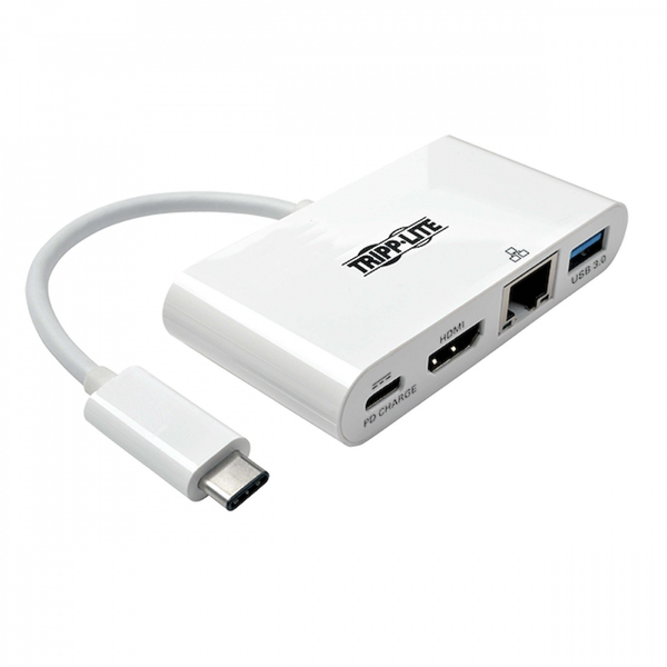 Tripp Lite U444-06N-HGU-C USB grafisk adapter 1920 x 1080 pixel Hvid