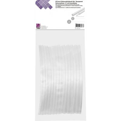 TRU COMPONENTS T1902CA030 Zsugorcső készlet Átlátszó 3 mm Zsugorodási arány:3:1 15 db (T1902CA030)