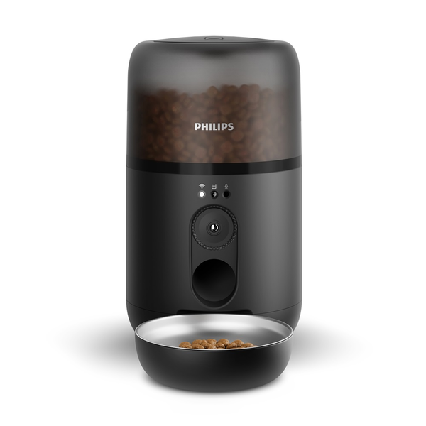 Philips 5000 series PAW5320/02 хранилка и поилка за куче и котка Пластмаса, Неръждаема стомана Черен Универсален Автоматична хранилка за домашни любимци