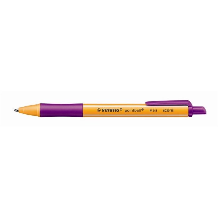 STABILO pointball Halványlila Feltűzhető nyomógombos golyóstoll 1 dB (6030/58)