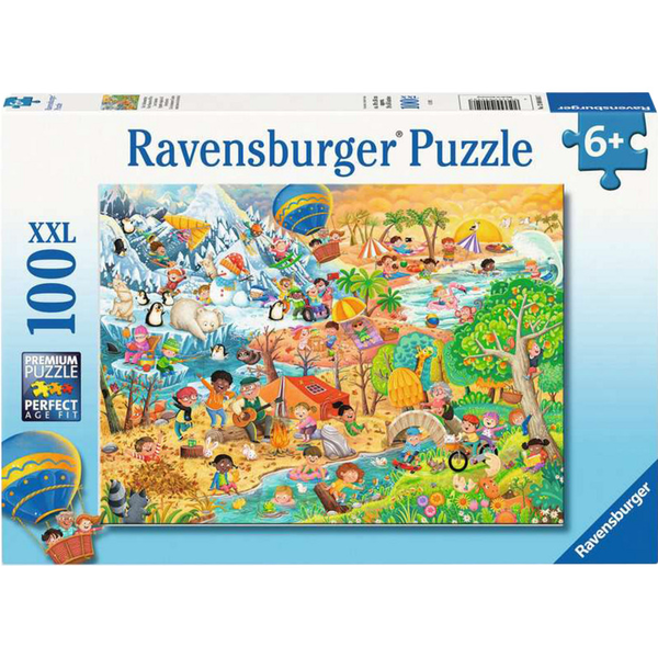 Ravensburger Gyermek kirakó - A négy évszak 100 darabos puzzle
