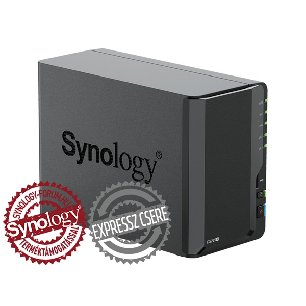 Synology DiskStation DS225+ (2GB) 2x SSD/HDD NAS + regisztrációs kártya (DS225+)