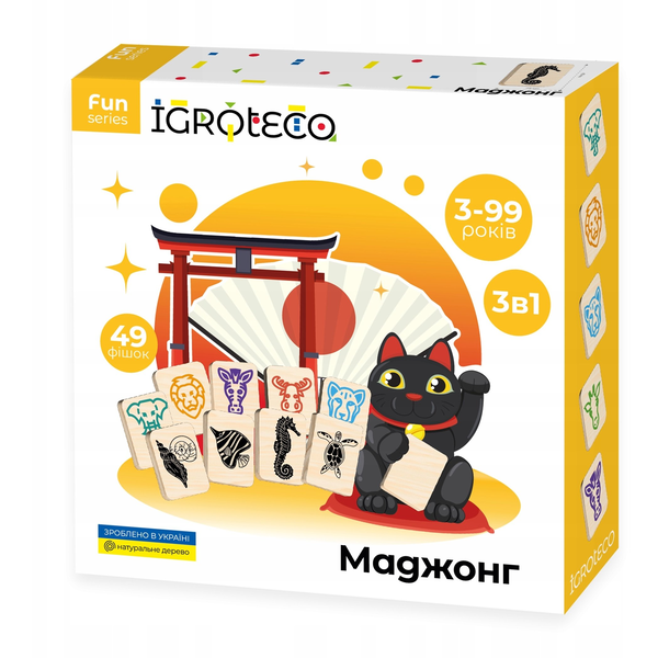 IGROTECO Mahjong játék - 49 db-os (900552)