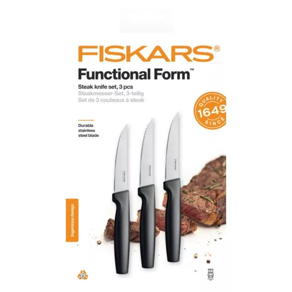Fiskars 1057562 Functional Form 3 db-os asztali késkészlet (FI310343)