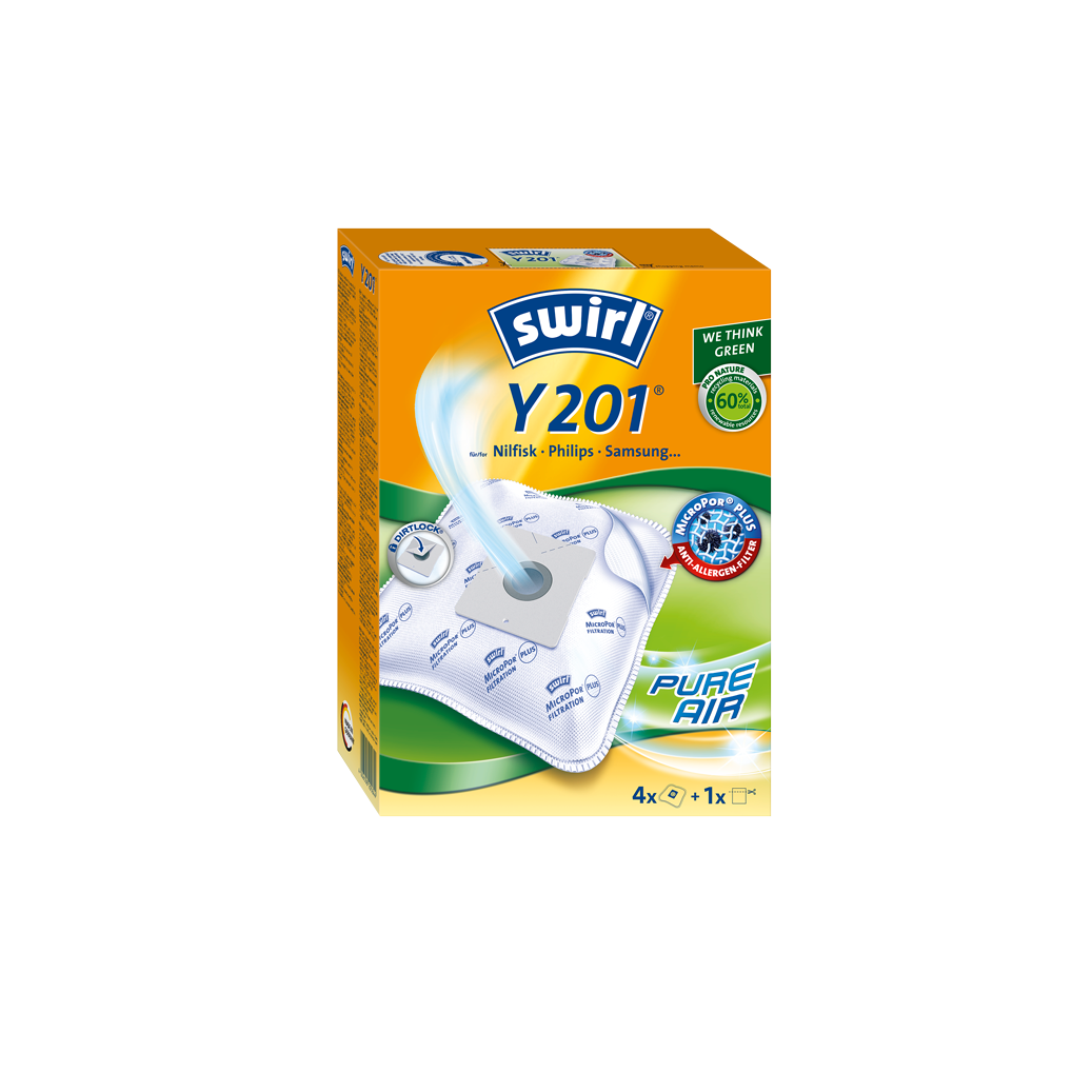 Swirl Y 201 MP Plus AirSpace Porzsák (4 db / csomag) (205844)