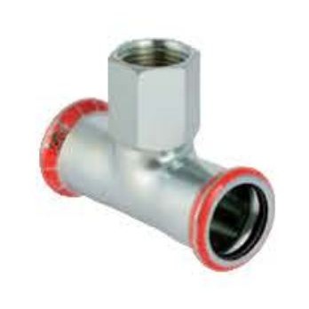 Geberit T-piece MAPRESS C-STAHL 28mm x GW 1/2" - 21309