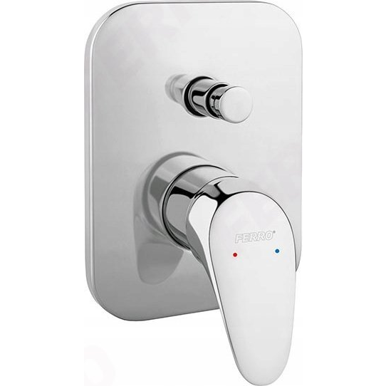 Ferro One Falsík Alá Építhető Zuhany Csaptelep - 2 Funkciós (BFO7P)