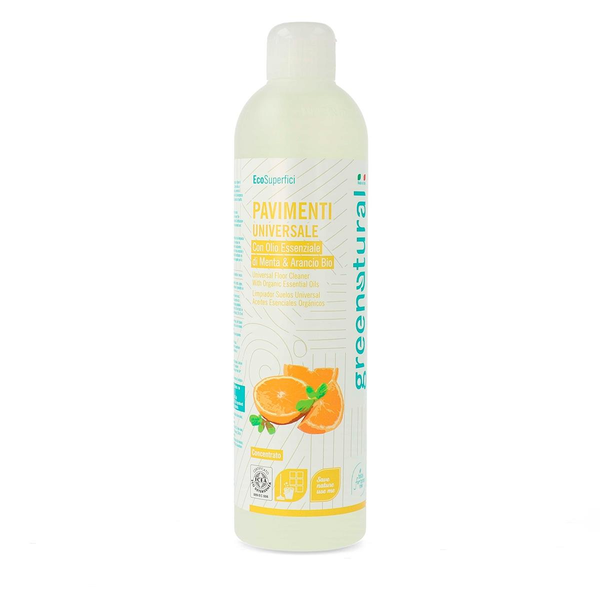 Detergente Suelos Y Superficies Duras Greenatural, 500 Ml