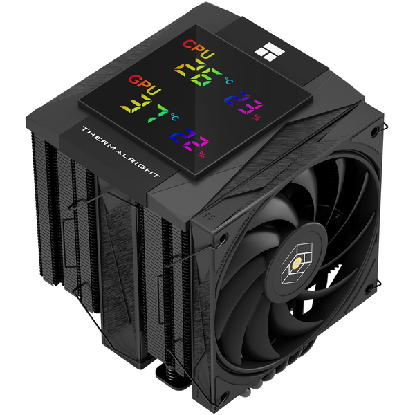 Thermalright Royal Knight 120 Digital Black CPU охладител с LCD дисплей