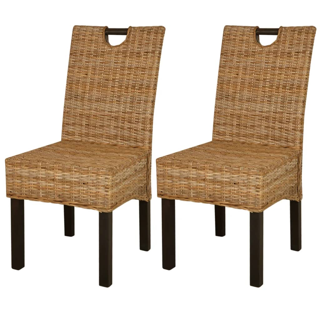 2 db Kubu rattan mangófa étkezőszék (243638)